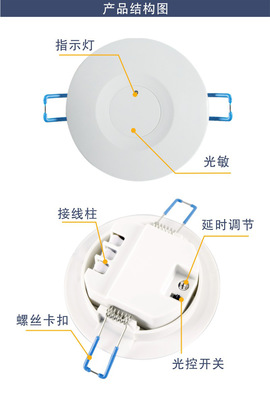【電磁波感應(yīng)開關(guān) 微波12米感應(yīng)開關(guān)倉庫車庫led燈】?jī)r(jià)格,廠家,圖片,電工開關(guān),東莞市雅普照明-
